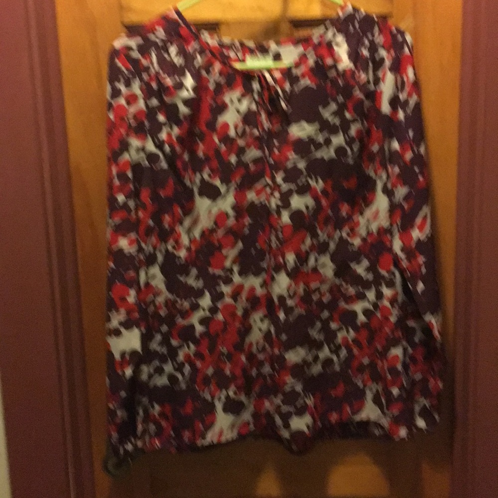 JCrew Printed blouse